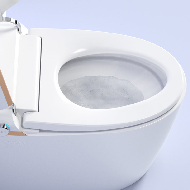 Elongated All-In-One Toilet Bowl Siphon Jet Contemporary Toilet Clearhalo 'Bathroom Remodel & Bathroom Fixtures' 'Home Improvement' 'home_improvement' 'home_improvement_toilets' 'Toilets & Bidets' 'Toilets' 6741361