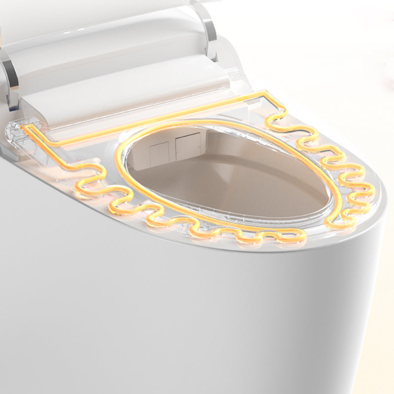 Elongated All-In-One Toilet Bowl Siphon Jet Contemporary Toilet Clearhalo 'Bathroom Remodel & Bathroom Fixtures' 'Home Improvement' 'home_improvement' 'home_improvement_toilets' 'Toilets & Bidets' 'Toilets' 6741362