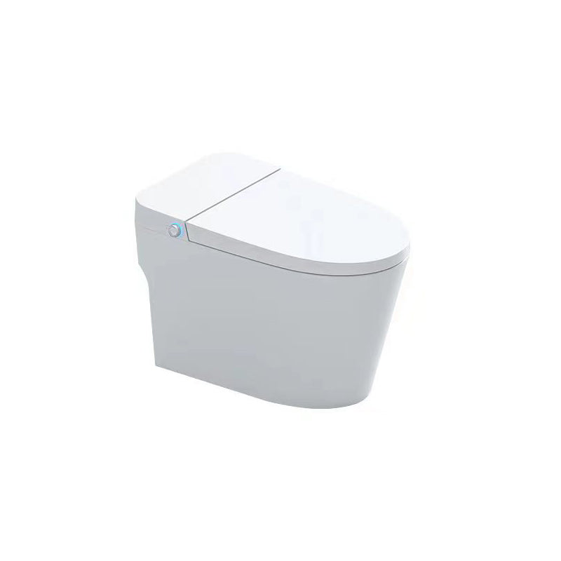 Polished Finish ABS Toilet Siphon Jet Contemporary Toilet Bowl with Heated Seat White Dryer Not Included (Standard) Clearhalo 'Bathroom Remodel & Bathroom Fixtures' 'Home Improvement' 'home_improvement' 'home_improvement_toilets' 'Toilets & Bidets' 'Toilets' 6741366