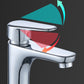 Modern Sink Faucet Solid Color Brass Basin Lavatory Faucet for Bathroom Clearhalo 'Bathroom Remodel & Bathroom Fixtures' 'Bathroom Sink Faucets' 'Bathroom Sinks & Faucet Components' 'bathroom_sink_faucets' 'Home Improvement' 'home_improvement' 'home_improvement_bathroom_sink_faucets' 6742648
