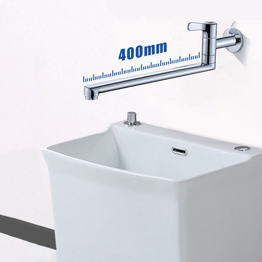 Modern Faucet 1-Handle and 1-Hole Single Level Pot Filler Kitchen Faucet Clearhalo 'Home Improvement' 'home_improvement' 'home_improvement_kitchen_faucets' 'Kitchen Faucets' 'Kitchen Remodel & Kitchen Fixtures' 'Kitchen Sinks & Faucet Components' 'kitchen_faucets' 6742704