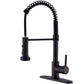 Modern Farmhouse Spring Spout One Handle Kitchen Standard Faucet High Arch Water Filler Clearhalo 'Home Improvement' 'home_improvement' 'home_improvement_kitchen_faucets' 'Kitchen Faucets' 'Kitchen Remodel & Kitchen Fixtures' 'Kitchen Sinks & Faucet Components' 'kitchen_faucets' 6742889