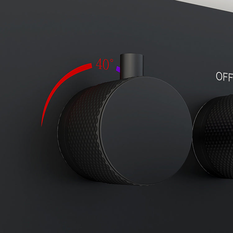 All-copper Concealed Shower Set In-wall Bathroom Minimalist Waterfall Shower Clearhalo 'Bathroom Remodel & Bathroom Fixtures' 'Home Improvement' 'home_improvement' 'home_improvement_shower_faucets' 'Shower Faucets & Systems' 'shower_faucets' 'Showers & Bathtubs Plumbing' 'Showers & Bathtubs' 6742933