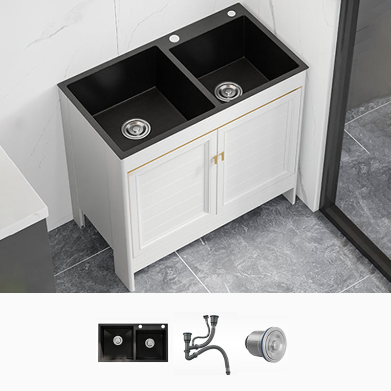 Modern Style Kitchen Sink Stainless Steel All-in-one Kitchen Sink Sink Only None Clearhalo 'Home Improvement' 'home_improvement' 'home_improvement_kitchen_sinks' 'Kitchen Remodel & Kitchen Fixtures' 'Kitchen Sinks & Faucet Components' 'Kitchen Sinks' 'kitchen_sinks' 6743085