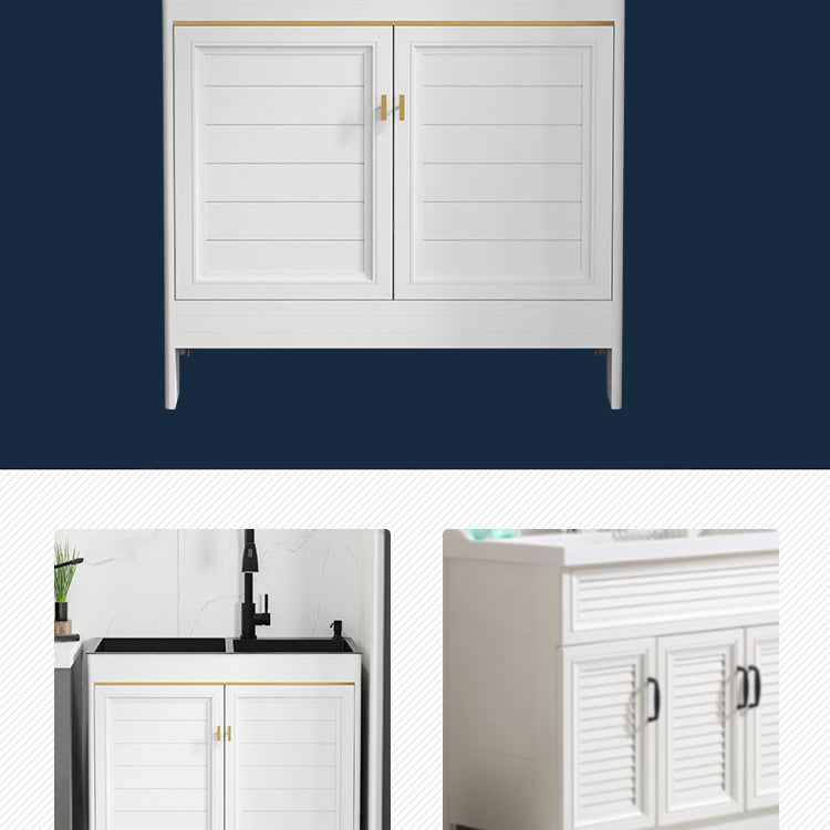 Modern Style Kitchen Sink Stainless Steel All-in-one Kitchen Sink Clearhalo 'Home Improvement' 'home_improvement' 'home_improvement_kitchen_sinks' 'Kitchen Remodel & Kitchen Fixtures' 'Kitchen Sinks & Faucet Components' 'Kitchen Sinks' 'kitchen_sinks' 6743095