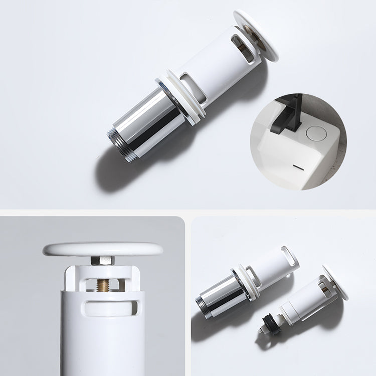 Modern Vessel Bathroom Sink Rectangular Porcelain with Overflow and Faucet Basin Sink Clearhalo 'Bathroom Remodel & Bathroom Fixtures' 'Bathroom Sinks & Faucet Components' 'Bathroom Sinks' 'bathroom_sink' 'Home Improvement' 'home_improvement' 'home_improvement_bathroom_sink' 6743274