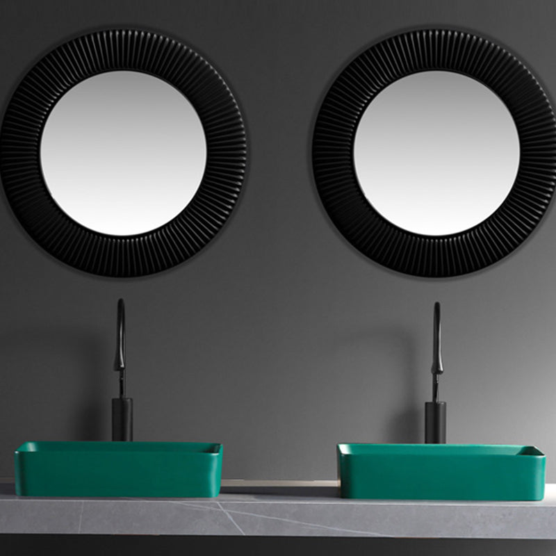 Modern Bathroom Sink Ceramic Oval White Basin Drain Assembly Bathroom Sink Clearhalo 'Bathroom Remodel & Bathroom Fixtures' 'Bathroom Sinks & Faucet Components' 'Bathroom Sinks' 'bathroom_sink' 'Home Improvement' 'home_improvement' 'home_improvement_bathroom_sink' 6743394