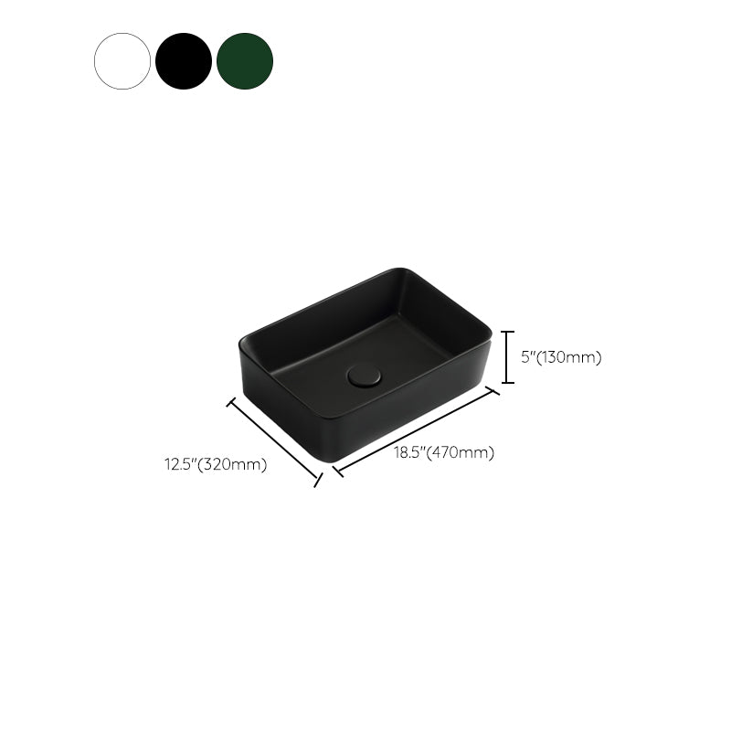 Modern Bathroom Sink Ceramic Oval White Basin Drain Assembly Bathroom Sink Clearhalo 'Bathroom Remodel & Bathroom Fixtures' 'Bathroom Sinks & Faucet Components' 'Bathroom Sinks' 'bathroom_sink' 'Home Improvement' 'home_improvement' 'home_improvement_bathroom_sink' 6743430