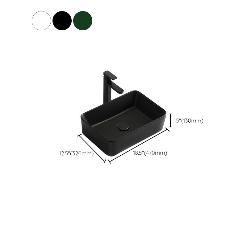 Modern Bathroom Sink Ceramic Oval White Basin Drain Assembly Bathroom Sink Clearhalo 'Bathroom Remodel & Bathroom Fixtures' 'Bathroom Sinks & Faucet Components' 'Bathroom Sinks' 'bathroom_sink' 'Home Improvement' 'home_improvement' 'home_improvement_bathroom_sink' 6743435