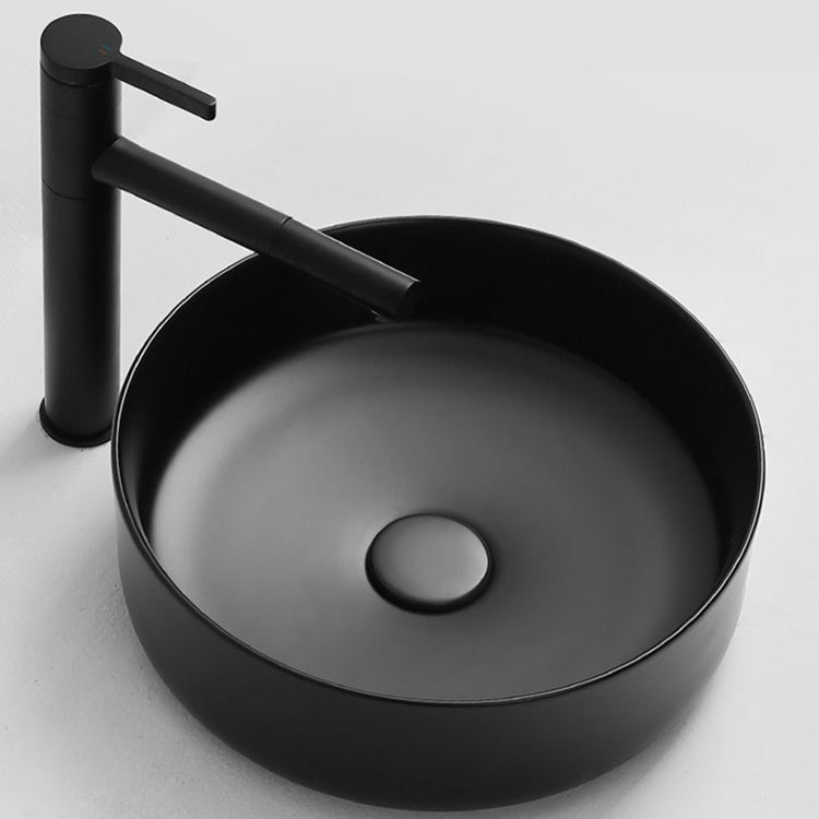 Bathroom Sink Oval Ceramic Basin Bathroom Sink with Drain Assembly Clearhalo 'Bathroom Remodel & Bathroom Fixtures' 'Bathroom Sinks & Faucet Components' 'Bathroom Sinks' 'bathroom_sink' 'Home Improvement' 'home_improvement' 'home_improvement_bathroom_sink' 6743490