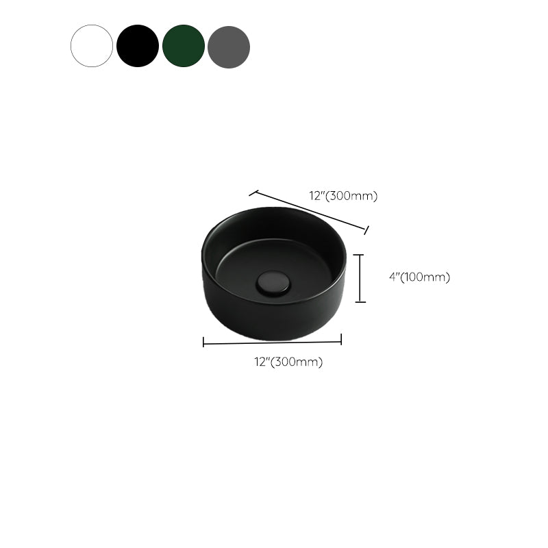 Bathroom Sink Oval Ceramic Basin Bathroom Sink with Drain Assembly Clearhalo 'Bathroom Remodel & Bathroom Fixtures' 'Bathroom Sinks & Faucet Components' 'Bathroom Sinks' 'bathroom_sink' 'Home Improvement' 'home_improvement' 'home_improvement_bathroom_sink' 6743509