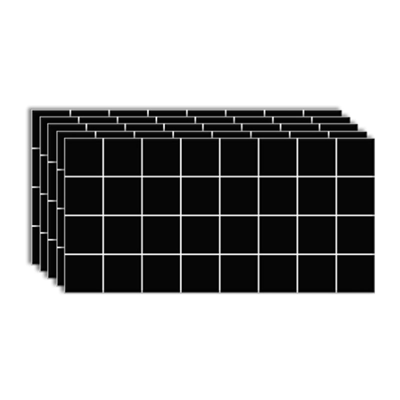 Modern Mosaic Tile Waterproof Peel and Stick Backsplash Tile for Kitchen Black Clearhalo 'Flooring 'Home Improvement' 'home_improvement' 'home_improvement_peel_stick_blacksplash' 'Peel & Stick Backsplash Tile' 'peel_stick_blacksplash' 'Walls & Ceilings' Walls and Ceiling' 6744067
