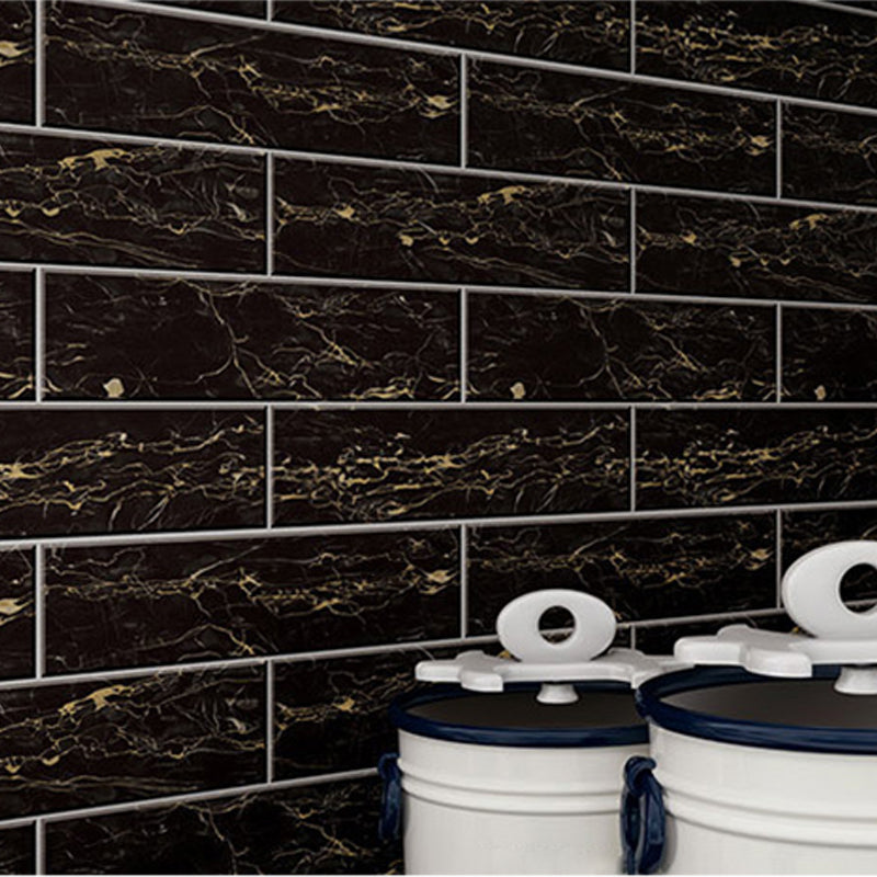 Peel & Stick Tile Square Stain Resistant Plastic Peel and Stick Tiles for Kitchen 20 Pack Clearhalo 'Flooring 'Home Improvement' 'home_improvement' 'home_improvement_peel_stick_blacksplash' 'Peel & Stick Backsplash Tile' 'peel_stick_blacksplash' 'Walls & Ceilings' Walls and Ceiling' 6744109