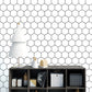 Peel and Stick Tiles Hexagonal Plastic Waterproof Peel & Stick Tile for Shower 2-Pack Clearhalo 'Flooring 'Home Improvement' 'home_improvement' 'home_improvement_peel_stick_blacksplash' 'Peel & Stick Backsplash Tile' 'peel_stick_blacksplash' 'Walls & Ceilings' Walls and Ceiling' 6744124