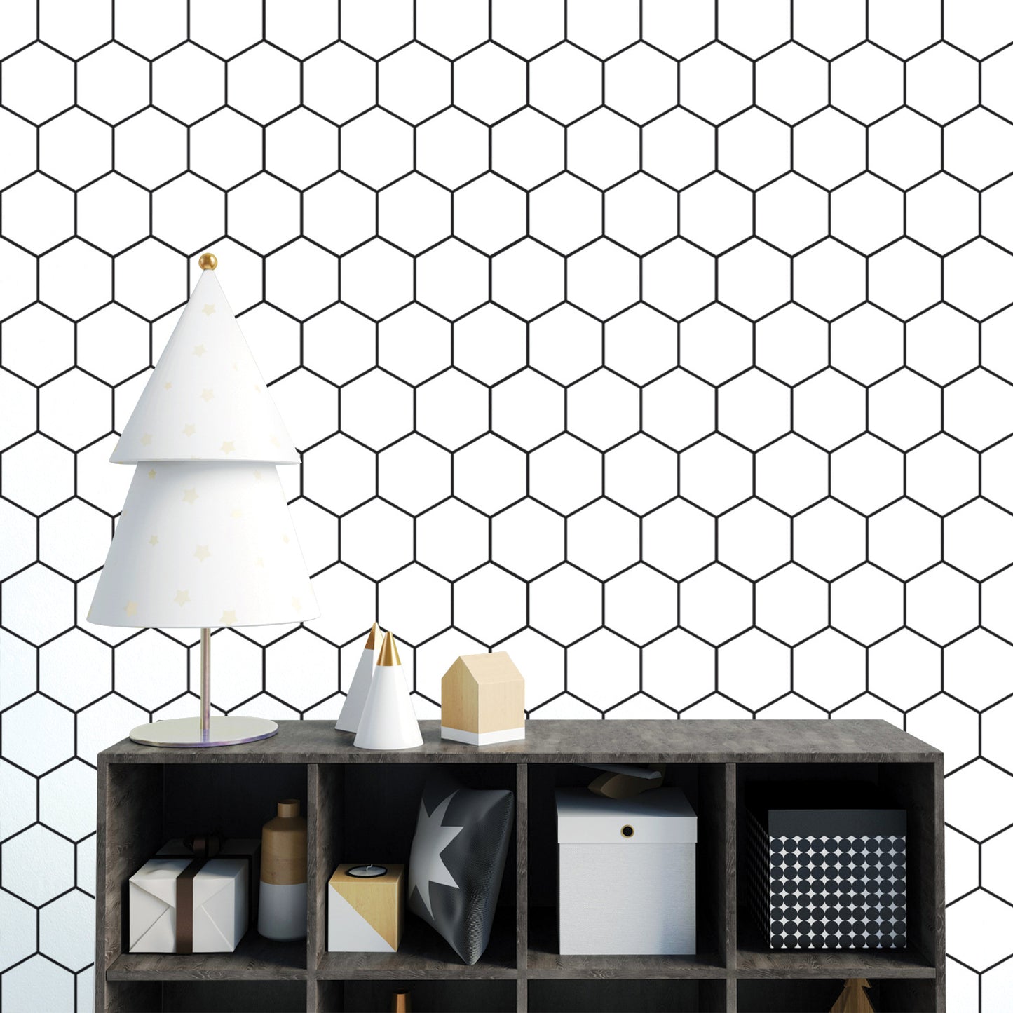 Peel and Stick Tiles Hexagonal Plastic Waterproof Peel & Stick Tile for Shower 2-Pack Clearhalo 'Flooring 'Home Improvement' 'home_improvement' 'home_improvement_peel_stick_blacksplash' 'Peel & Stick Backsplash Tile' 'peel_stick_blacksplash' 'Walls & Ceilings' Walls and Ceiling' 6744124