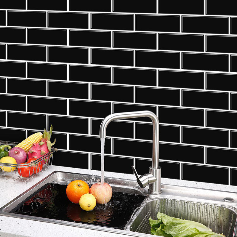 Peel & Stick Subway Tile PVC Stain Resistant Rectangle Peel and Stick Tile for Kitchen Clearhalo 'Flooring 'Home Improvement' 'home_improvement' 'home_improvement_peel_stick_blacksplash' 'Peel & Stick Backsplash Tile' 'peel_stick_blacksplash' 'Walls & Ceilings' Walls and Ceiling' 6744128