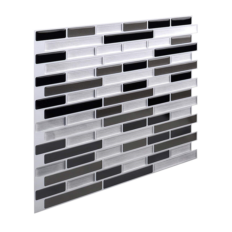 Peel and Stick Wall Tile PVC Rectangle Peel and Stick Subway Wall Tile for Kitchen Clearhalo 'Flooring 'Home Improvement' 'home_improvement' 'home_improvement_peel_stick_blacksplash' 'Peel & Stick Backsplash Tile' 'peel_stick_blacksplash' 'Walls & Ceilings' Walls and Ceiling' 6744160