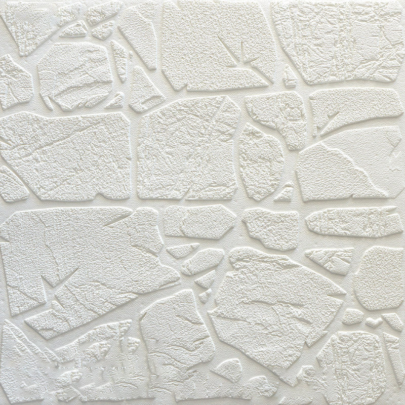 Modern Pearl Wainscoting PVC Wall Access Panel Peel and Stick Wall Tile for Bedroom White Clearhalo 'Flooring 'Home Improvement' 'home_improvement' 'home_improvement_wall_paneling' 'Wall Paneling' 'wall_paneling' 'Walls & Ceilings' Walls and Ceiling' 6744237