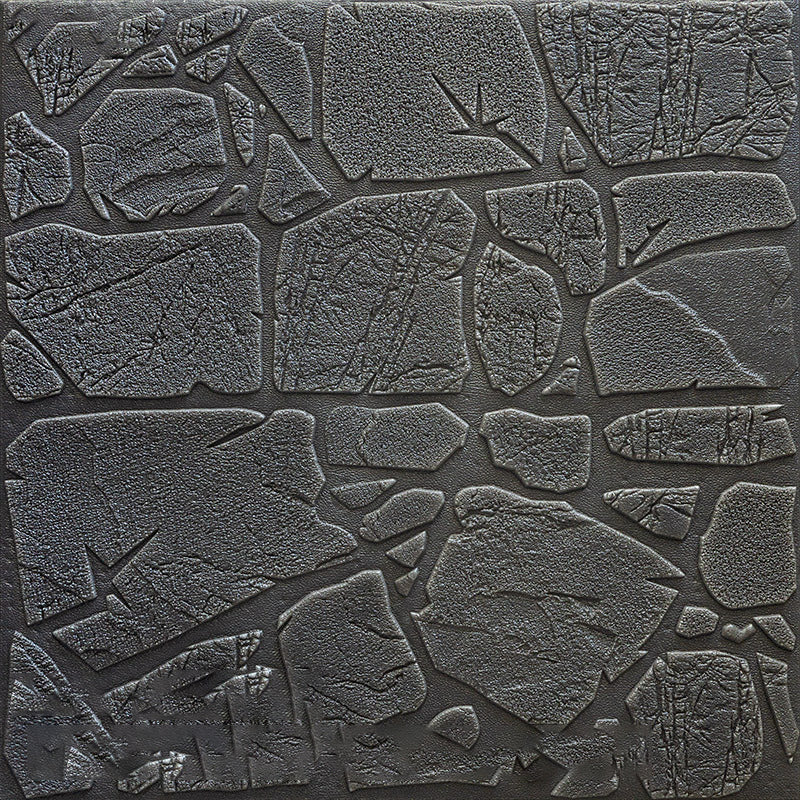 Modern Pearl Wainscoting PVC Wall Access Panel Peel and Stick Wall Tile for Bedroom Dark Gray Clearhalo 'Flooring 'Home Improvement' 'home_improvement' 'home_improvement_wall_paneling' 'Wall Paneling' 'wall_paneling' 'Walls & Ceilings' Walls and Ceiling' 6744238