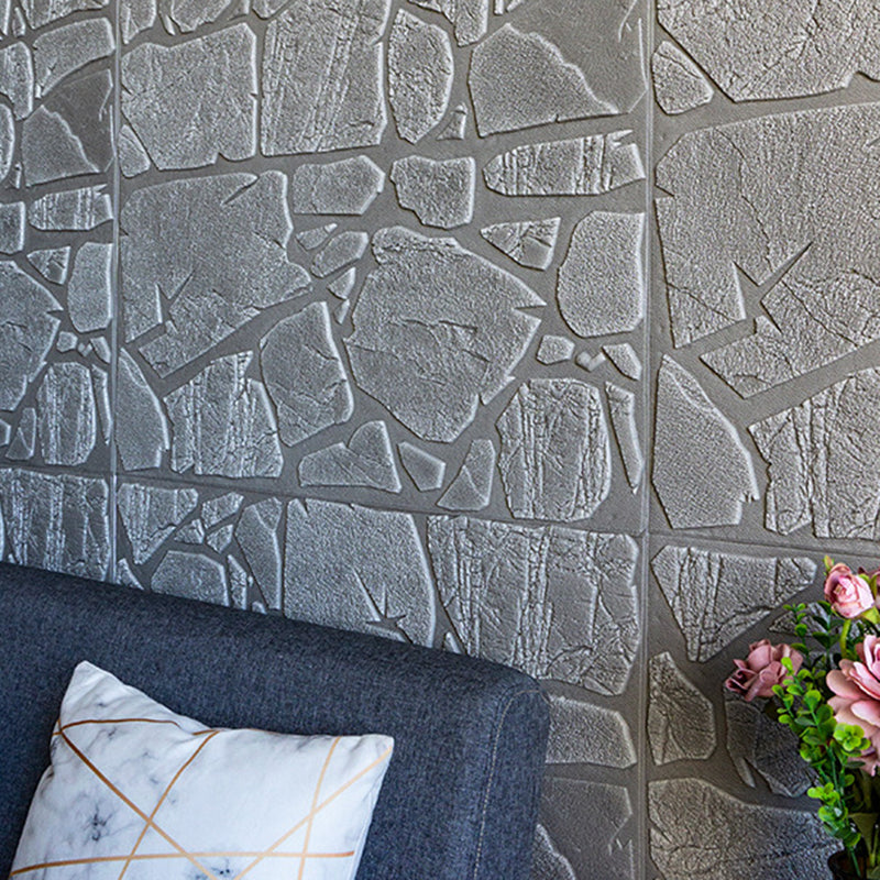 Modern Pearl Wainscoting PVC Wall Access Panel Peel and Stick Wall Tile for Bedroom Clearhalo 'Flooring 'Home Improvement' 'home_improvement' 'home_improvement_wall_paneling' 'Wall Paneling' 'wall_paneling' 'Walls & Ceilings' Walls and Ceiling' 6744253