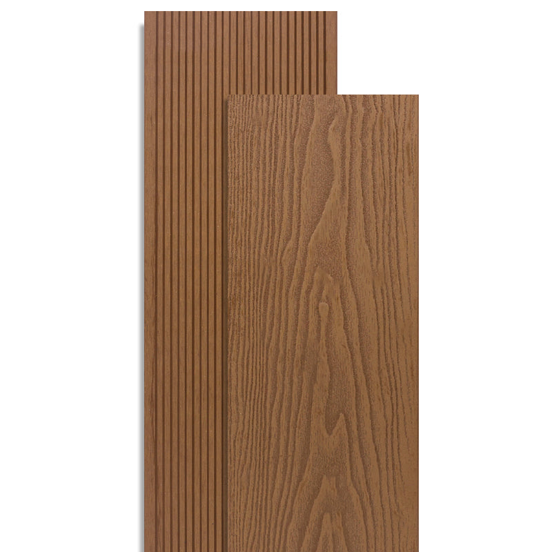 Deck Plank Outdoor Wooden Striped Pattern Waterproof Floor Board Champagne Clearhalo 'Home Improvement' 'home_improvement' 'home_improvement_outdoor_deck_tiles_planks' 'Outdoor Deck Tiles & Planks' 'Outdoor Flooring & Tile' 'Outdoor Remodel' 'outdoor_deck_tiles_planks' 6744325