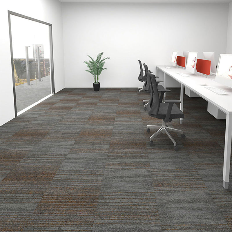 Carpet Tile Non-Skid Fade Resistant Solid Color Loose Lay Carpet Tiles Bedroom Clearhalo 'Carpet Tiles & Carpet Squares' 'carpet_tiles_carpet_squares' 'Flooring 'Home Improvement' 'home_improvement' 'home_improvement_carpet_tiles_carpet_squares' Walls and Ceiling' 6744531
