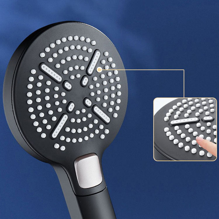 Contemporary Handheld Shower Self-Cleaning Wall-Mount Showerhead Clearhalo 'Bathroom Remodel & Bathroom Fixtures' 'Home Improvement' 'home_improvement' 'home_improvement_shower_heads' 'Shower Heads' 'shower_heads' 'Showers & Bathtubs Plumbing' 'Showers & Bathtubs' 6744661