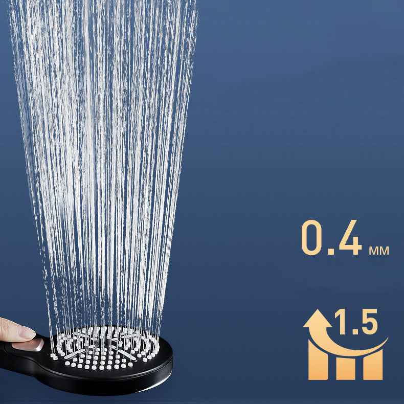 Contemporary Handheld Shower Self-Cleaning Wall-Mount Showerhead Clearhalo 'Bathroom Remodel & Bathroom Fixtures' 'Home Improvement' 'home_improvement' 'home_improvement_shower_heads' 'Shower Heads' 'shower_heads' 'Showers & Bathtubs Plumbing' 'Showers & Bathtubs' 6744667