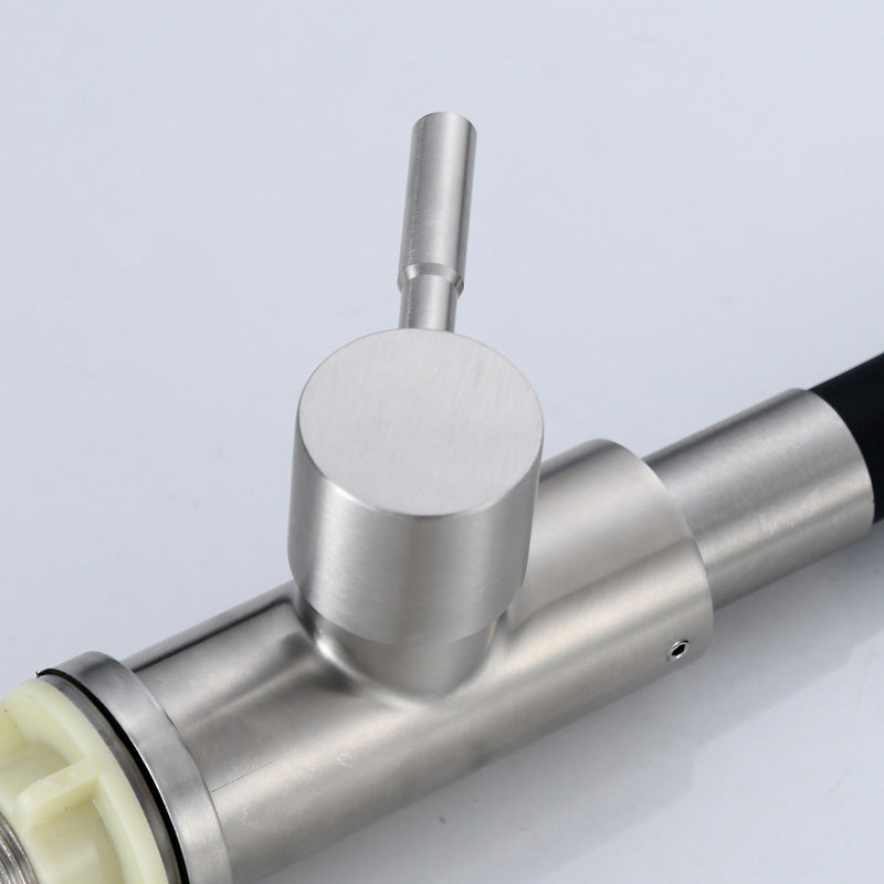 Modern 1-Handle Faucets Touchless with Water Dispenser Standard Kitchen Faucets Clearhalo 'Home Improvement' 'home_improvement' 'home_improvement_kitchen_faucets' 'Kitchen Faucets' 'Kitchen Remodel & Kitchen Fixtures' 'Kitchen Sinks & Faucet Components' 'kitchen_faucets' 6744985