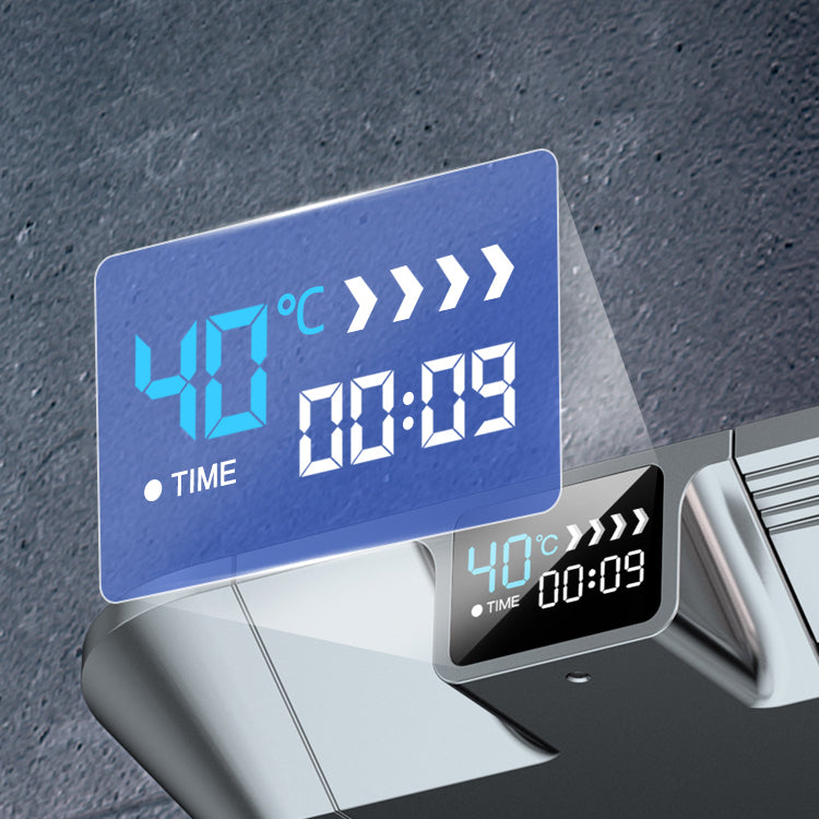 Ellipse Shower Set Intelligent Digital Display Thermostatic Shower Diamond Button Clearhalo 'Bathroom Remodel & Bathroom Fixtures' 'Home Improvement' 'home_improvement' 'home_improvement_shower_faucets' 'Shower Faucets & Systems' 'shower_faucets' 'Showers & Bathtubs Plumbing' 'Showers & Bathtubs' 6745000