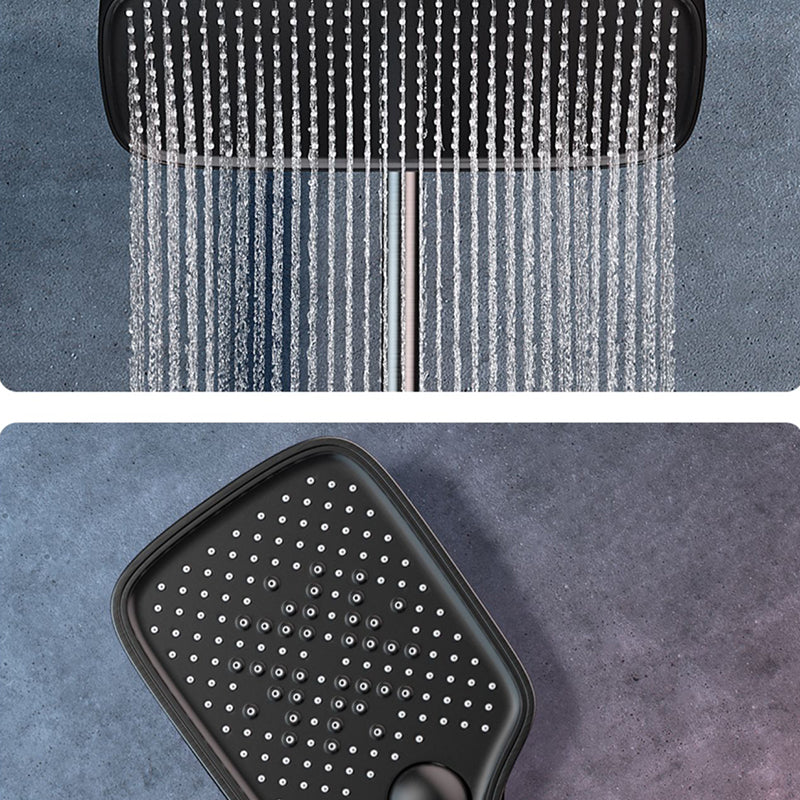 Ellipse Shower Set Intelligent Digital Display Thermostatic Shower Diamond Button Clearhalo 'Bathroom Remodel & Bathroom Fixtures' 'Home Improvement' 'home_improvement' 'home_improvement_shower_faucets' 'Shower Faucets & Systems' 'shower_faucets' 'Showers & Bathtubs Plumbing' 'Showers & Bathtubs' 6745014