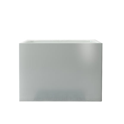 Modern Style Apron Front Bathtub Rectangular Acrylic Bathroom Bathtub Clearhalo 'Bathroom Remodel & Bathroom Fixtures' 'Bathtubs' 'Home Improvement' 'home_improvement' 'home_improvement_bathtubs' 'Showers & Bathtubs' 6745104