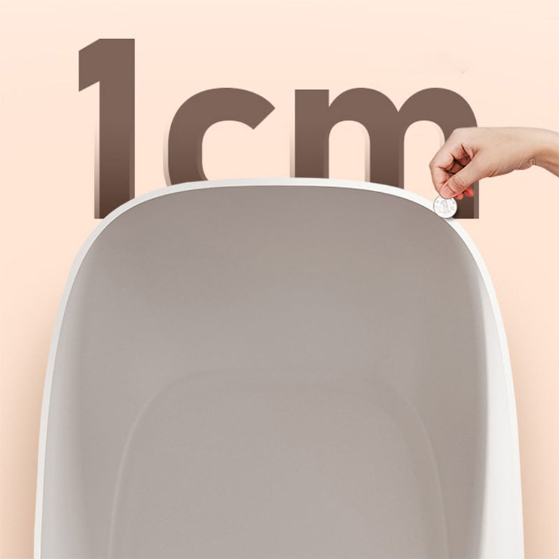 White Freestanding Soaking Bathtub Modern Rectangle Stone Bathtub Clearhalo 'Bathroom Remodel & Bathroom Fixtures' 'Bathtubs' 'Home Improvement' 'home_improvement' 'home_improvement_bathtubs' 'Showers & Bathtubs' 6745134