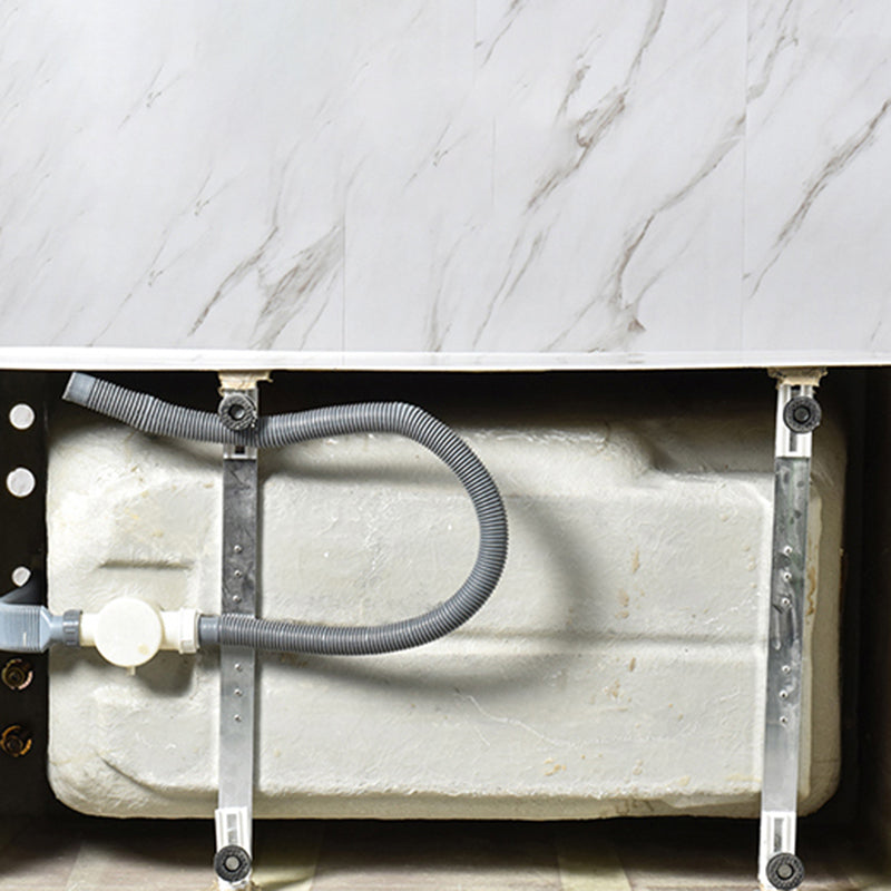 Contemporary Rectangle Acrylic Bathtub Freestanding Soaking Bathtub Clearhalo 'Bathroom Remodel & Bathroom Fixtures' 'Bathtubs' 'Home Improvement' 'home_improvement' 'home_improvement_bathtubs' 'Showers & Bathtubs' 6745311