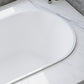 Contemporary Oval Drop-in Bathtub Soaking Acrylic Bath Tub in White Clearhalo 'Bathroom Remodel & Bathroom Fixtures' 'Bathtubs' 'Home Improvement' 'home_improvement' 'home_improvement_bathtubs' 'Showers & Bathtubs' 6745442