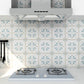 Modern Mosaic Tile Waterproof Peel and Stick Tile Over Tile for Kitchen Blue-White 197"L x 24"W Clearhalo 'Flooring 'Home Improvement' 'home_improvement' 'home_improvement_peel_stick_blacksplash' 'Peel & Stick Backsplash Tile' 'peel_stick_blacksplash' 'Walls & Ceilings' Walls and Ceiling' 6749145