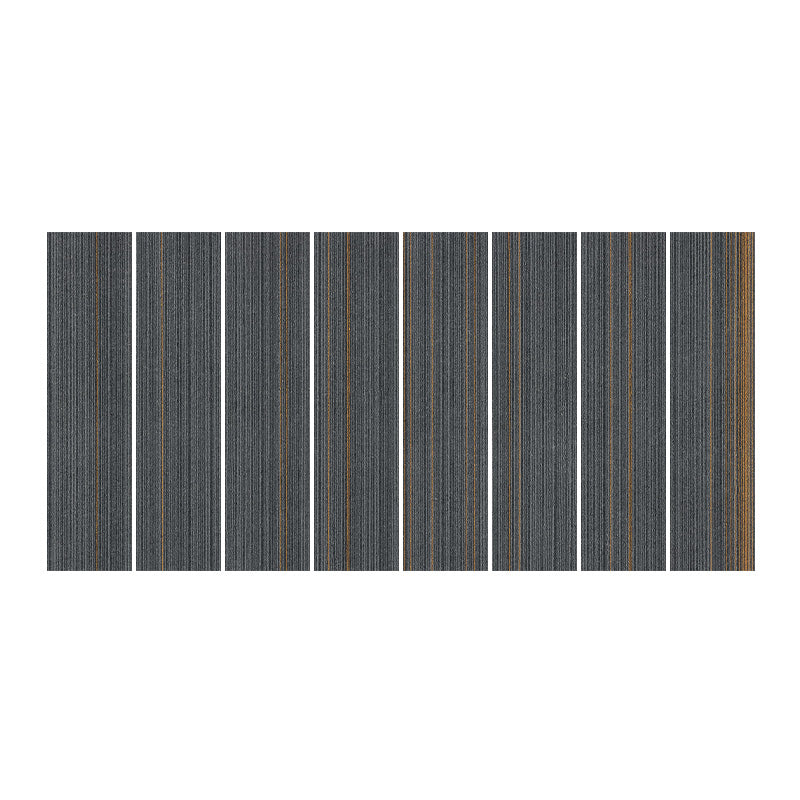 Carpet Tile Non-Skid Fade Resistant Gradient Loose Lay Carpet Tiles Living Room Dark Gray-Yellow Clearhalo 'Carpet Tiles & Carpet Squares' 'carpet_tiles_carpet_squares' 'Flooring 'Home Improvement' 'home_improvement' 'home_improvement_carpet_tiles_carpet_squares' Walls and Ceiling' 6756179