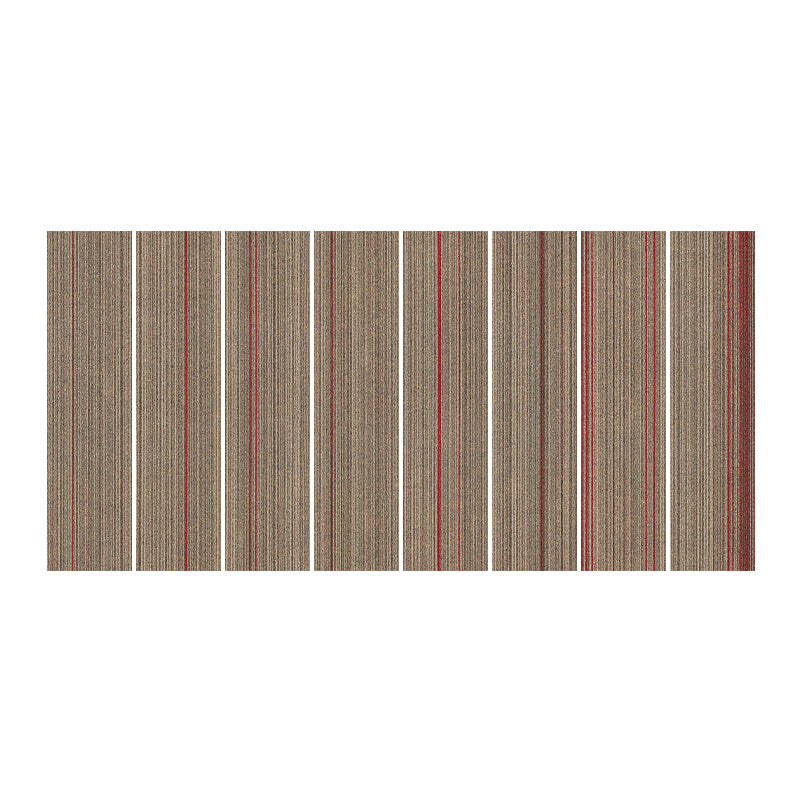 Carpet Tile Non-Skid Fade Resistant Gradient Loose Lay Carpet Tiles Living Room Maroon Clearhalo 'Carpet Tiles & Carpet Squares' 'carpet_tiles_carpet_squares' 'Flooring 'Home Improvement' 'home_improvement' 'home_improvement_carpet_tiles_carpet_squares' Walls and Ceiling' 6756198