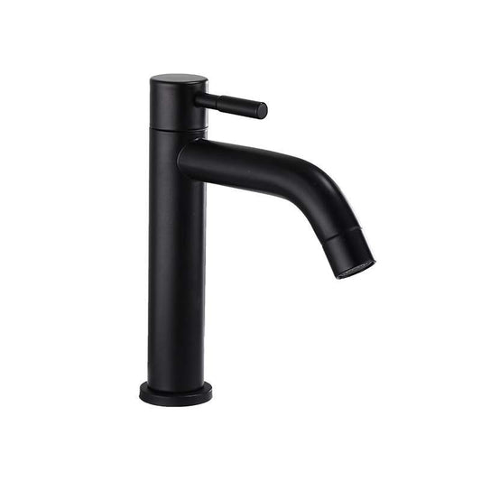 Industrial Vessel Faucet Stainless Steel Lever Handle Bathroom Faucet Clearhalo 'Bathroom Remodel & Bathroom Fixtures' 'Bathroom Sink Faucets' 'Bathroom Sinks & Faucet Components' 'bathroom_sink_faucets' 'Home Improvement' 'home_improvement' 'home_improvement_bathroom_sink_faucets' 6756367