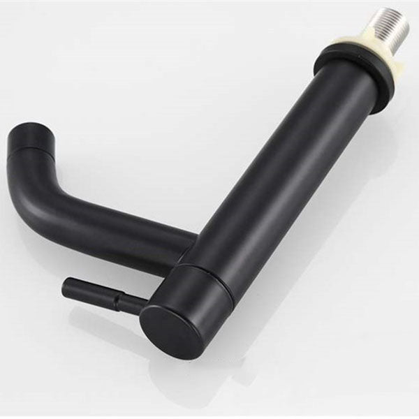 Industrial Vessel Faucet Stainless Steel Lever Handle Bathroom Faucet Clearhalo 'Bathroom Remodel & Bathroom Fixtures' 'Bathroom Sink Faucets' 'Bathroom Sinks & Faucet Components' 'bathroom_sink_faucets' 'Home Improvement' 'home_improvement' 'home_improvement_bathroom_sink_faucets' 6756368