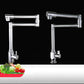 Modern Faucet 1-Handle 1-Hole Brass Single Level Low Profile Pot Filler Kitchen Faucet Clearhalo 'Home Improvement' 'home_improvement' 'home_improvement_kitchen_faucets' 'Kitchen Faucets' 'Kitchen Remodel & Kitchen Fixtures' 'Kitchen Sinks & Faucet Components' 'kitchen_faucets' 6756405