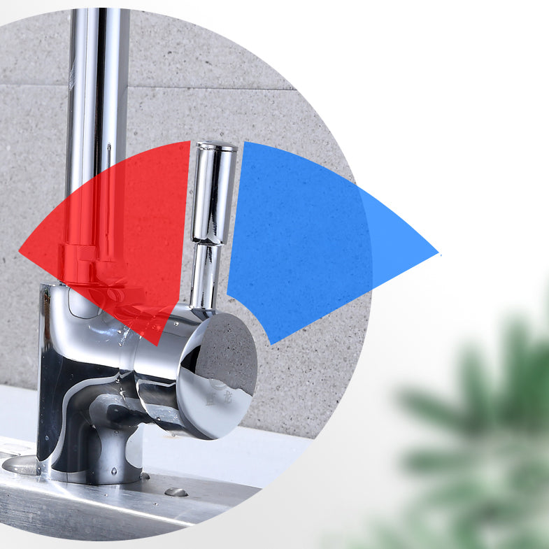 Modern Faucet 1-Handle 1-Hole Brass Single Level Low Profile Pot Filler Kitchen Faucet Clearhalo 'Home Improvement' 'home_improvement' 'home_improvement_kitchen_faucets' 'Kitchen Faucets' 'Kitchen Remodel & Kitchen Fixtures' 'Kitchen Sinks & Faucet Components' 'kitchen_faucets' 6756412