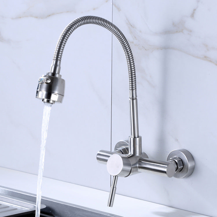 Modern Faucet 1-Handle 2-Hole Single Level Low Profile Pot Filler Faucet Clearhalo 'Home Improvement' 'home_improvement' 'home_improvement_kitchen_faucets' 'Kitchen Faucets' 'Kitchen Remodel & Kitchen Fixtures' 'Kitchen Sinks & Faucet Components' 'kitchen_faucets' 6756444