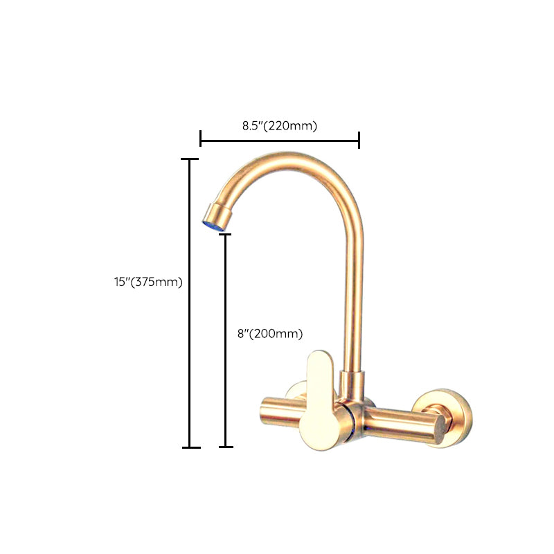 Modern Faucet 1-Handle 2-Hole Single Level Low Profile Pot Filler Faucet Clearhalo 'Home Improvement' 'home_improvement' 'home_improvement_kitchen_faucets' 'Kitchen Faucets' 'Kitchen Remodel & Kitchen Fixtures' 'Kitchen Sinks & Faucet Components' 'kitchen_faucets' 6756459