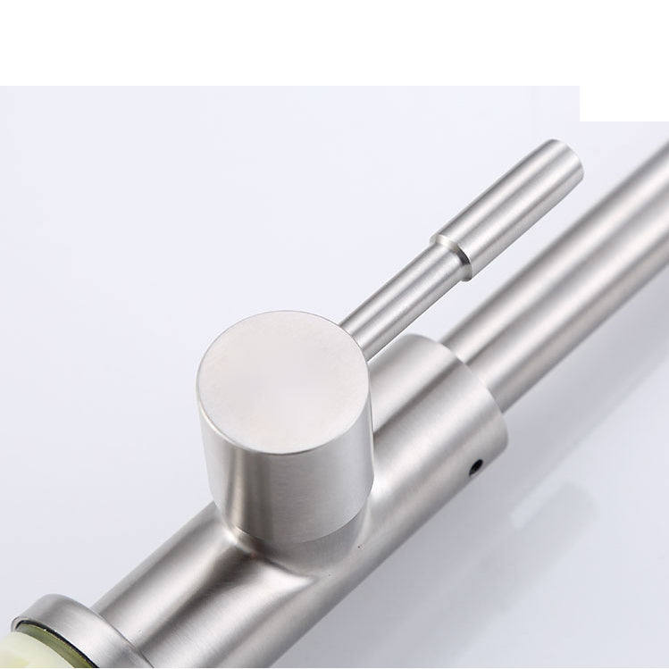 Modern Pull down Single Rotary Switch Kitchen Faucet High Arch Water Filler Clearhalo 'Home Improvement' 'home_improvement' 'home_improvement_kitchen_faucets' 'Kitchen Faucets' 'Kitchen Remodel & Kitchen Fixtures' 'Kitchen Sinks & Faucet Components' 'kitchen_faucets' 6756523