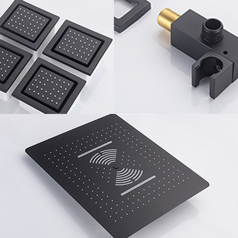 Shower Set All Copper into The Wall Concealed Digital Display Shower Set Clearhalo 'Bathroom Remodel & Bathroom Fixtures' 'Home Improvement' 'home_improvement' 'home_improvement_shower_faucets' 'Shower Faucets & Systems' 'shower_faucets' 'Showers & Bathtubs Plumbing' 'Showers & Bathtubs' 6756536