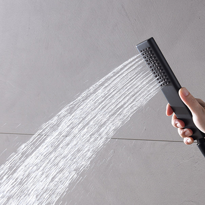 Shower Set All Copper into The Wall Concealed Digital Display Shower Set Clearhalo 'Bathroom Remodel & Bathroom Fixtures' 'Home Improvement' 'home_improvement' 'home_improvement_shower_faucets' 'Shower Faucets & Systems' 'shower_faucets' 'Showers & Bathtubs Plumbing' 'Showers & Bathtubs' 6756540