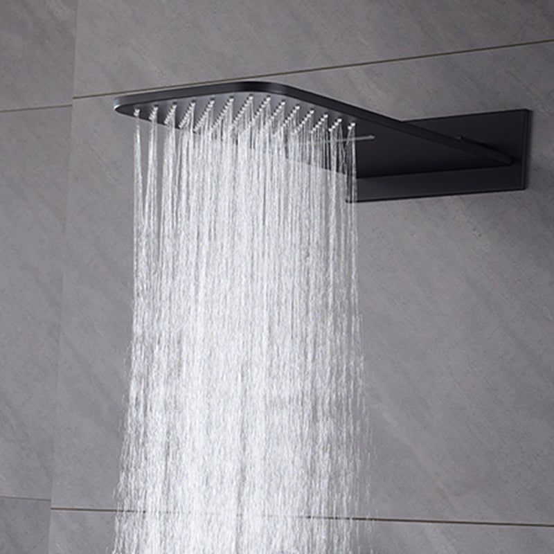 Black Shower Set into The Wall Hidden Bathroom Shower All Copper Clearhalo 'Bathroom Remodel & Bathroom Fixtures' 'Home Improvement' 'home_improvement' 'home_improvement_shower_faucets' 'Shower Faucets & Systems' 'shower_faucets' 'Showers & Bathtubs Plumbing' 'Showers & Bathtubs' 6756564