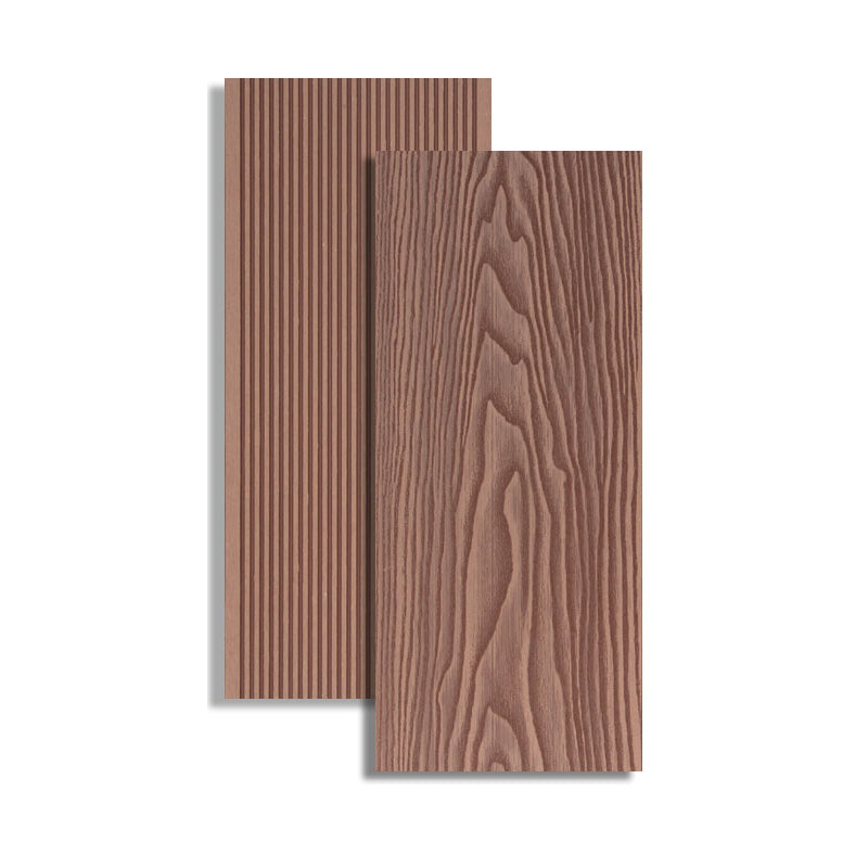 Deck Plank Wooden Waterproof Snapping Embossed Decking Tiles Red Wood Clearhalo 'Home Improvement' 'home_improvement' 'home_improvement_outdoor_deck_tiles_planks' 'Outdoor Deck Tiles & Planks' 'Outdoor Flooring & Tile' 'Outdoor Remodel' 'outdoor_deck_tiles_planks' 6756768