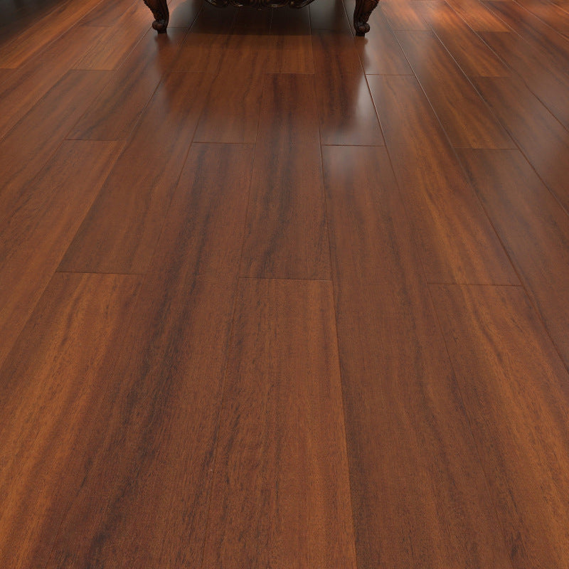Waterproof Laminate Floor Solid Wood Laminate Plank Flooring with Click Lock Red Brown Clearhalo 'Flooring 'Home Improvement' 'home_improvement' 'home_improvement_laminate_flooring' 'Laminate Flooring' 'laminate_flooring' Walls and Ceiling' 6756939